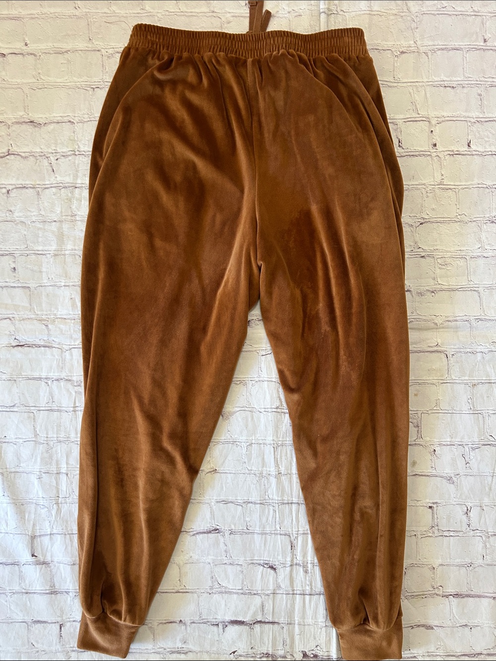 Skims Classic Women’s Velour Jogger in Copper Brown Size Large - Picture 6 of 6